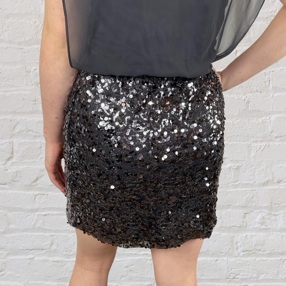 Candies vintage adorable dress with silk chiffon top with glitter bottom - Picture 2 of 6